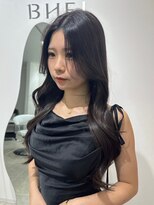 ビビバイベル(BiVi by BHEL)&nbsp;三重桑名韓国レイヤーカット顔周りレイヤーボブベージュカラー