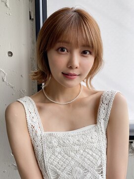 エトラ 渋谷店(etora) 前髪 外ハネボブ ワイドバング イメチェン 美髪"