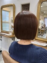 サンバイセライロ 千葉(SAN. by celilo)&nbsp;ミニボブ × オレンジブラウン【千葉優希】