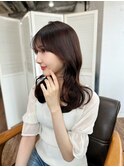 大人可愛いくびれヘア×ナチュラルブラウン【自由が丘】