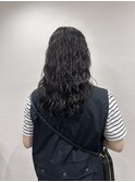 癖毛風パーマ ミディアム 地毛風カラー