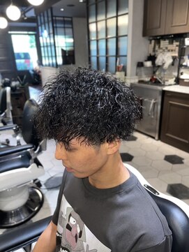 バーバーブロス 長堀店(BARBER BROS) 【BarBerBROS】ハードパーマ アフロ ツイストスパイラル