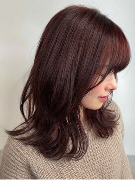 オルファ イオンタウン松ケ崎店(OLFA) クラゲヘアー/小顔に見せるヘア/ココアベージュ/松ヶ崎/北柏