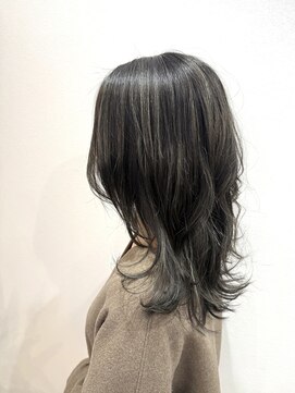 ラッソヘアー(Lasso hair) アッシュ系ハイライトカラー