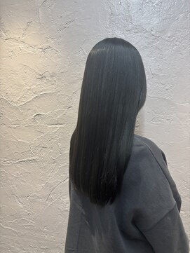 髪質改善縮毛矯正×ロングヘアスタイル【西武新宿駅】