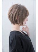 Say.レイヤーショートひし形ショートショートボブケアブリーチ