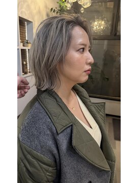 ステア メゾン(stir maison) レイヤーボブ/ケアブリーチ/ダブルカラー/グレージュ