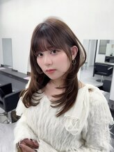 ミニョン(Mi9non)&nbsp;【似合わせカット】ミディアムでも映える小顔レイヤー