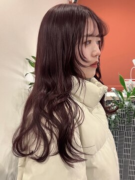 サンデイズド(SUNDAZED) ブラウンレッド/セミロング/髪質改善/レイヤーカット