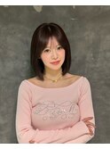 【米澤りあちゃん♪】チョコレートブラウン×ボブカット