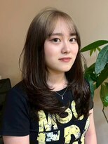 ナック 茶屋町(knack chayamachi) 透明感オリーブグレージュレイヤー【阪急梅田】