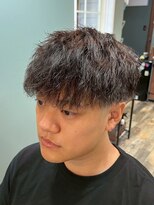 スタンドバーバー 柏(STAND BARBER)&nbsp;リバースセンターパート/ニュアンスウルフ/ダウンバング/柏