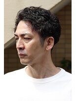 プライベートバーバー 武蔵小杉 新丸子(PRIVATE BARBER)&nbsp;かきあげスタイルスパイラルパーマ《理容室/バーバー》