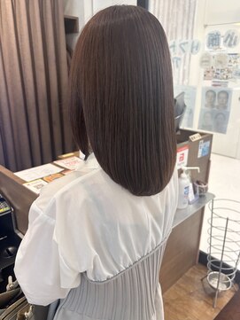 ビーバイシージャストビューティー(B by C just beauty) ピンクラベンダーブラウン ミディアム