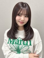 ルトワフクロマチ(Lutowa Fukuromachi)&nbsp;ダークパープル/ナチュラルショート/夏のヘアアレンジ/袋町