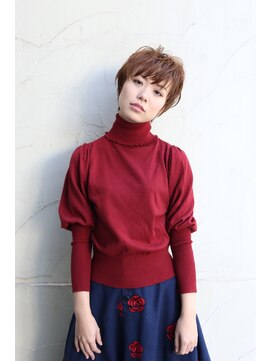 シアン 栄店(CYAN.) 耳だしショート×ナチュラル