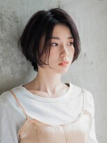 エムクランメイクス 原宿 表参道(m.clan MAKE'S)&nbsp;小顔 センターパート クラシカル【エアリーショート/ボブ】