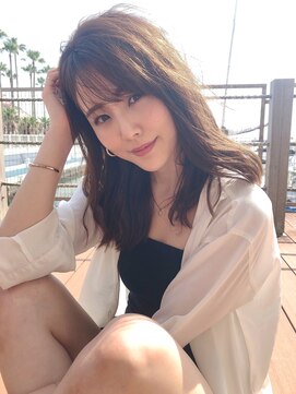 デラ 銀座 中央通り店(DERA'S) シルクハイライト＆かきあげ前髪　SEA STYLE DERA'S 銀座 ３