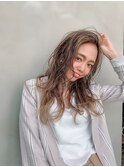 AUSTIN☆外ハネボブアッシュブラウンネオウルフツイストパーマ