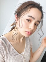 アイティー バイ アルバム 中野店(IT by ALBUM) ニュアンスアレンジ_ウェーブパーマフォギーベージュ耳かけ_7477