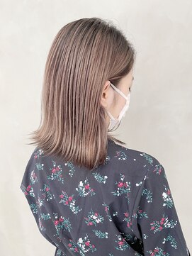 エイト 博多店(EIGHT hakata) 【EIGHT博多】nabe_short_バレイヤージュシルバーグレージュ8358