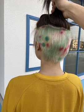 ヘアーメイク コラソン(hair make corazon) 似合わせカットメルティカラー着物フェミニンロング