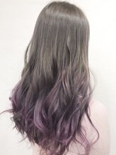 《髪質改善×カラー》パープルアッシュ