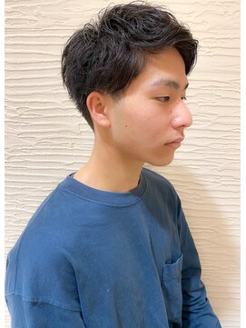 モリオ フロム ロンドン サッポロファクトリー店(morio FROM LONDON) 【morio】札幌メンズショート　前髪あげスタイル