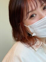 エンレイ(enRei)&nbsp;ゆるふわウェーブフェイスフレーミングイルミナカラーピンクボブ