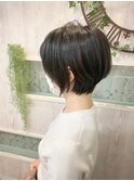 髪質改善縮毛矯正×くびれ大人ショートボブ