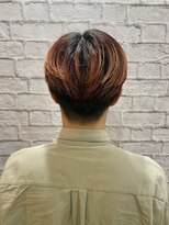 グレイスフルバーバー 赤坂見附店&nbsp;赤髪のシャンクスセンターパート【理容室/美容室】