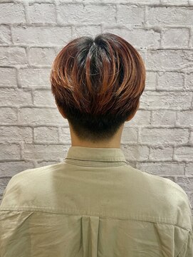 グレイスフルバーバー 赤坂見附店 赤髪のシャンクスセンターパート【理容室/美容室】