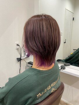 髪の家 ケアカラー＋ポイントカラー