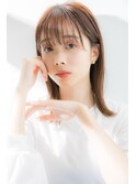20代30代40代大人可愛い/アッシュオリーブベージュ/縮毛矯正