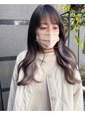 透けバング_インナーカラー_グレイアッシュ_冬カラー3