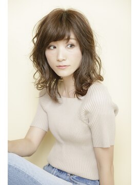 アフロディーテ 銀座(APHRODITE GINZA) 黒髪/グレーベージュ/レイヤーロング/前髪パーマ/銀座