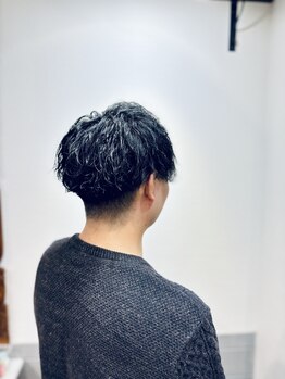 レアヘアー(lea hair)の写真/再現性の高いメンズパーマで毎朝のスタイリングも楽に♪パーマで失敗経験のある方も納得の仕上がりに☆