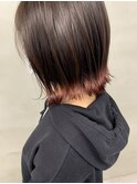 毛先カラー