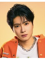 オーシャントーキョーオーバー 渋谷(OCEAN TOKYO OVER)&nbsp;韓国マッシュセンターパートダウンパーマニュアンスパーマウルフ