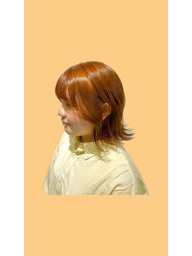 ミント(mint) ☆ダブルカラーでできる！！春おすすめ！！オレンジカラー！！