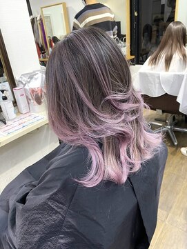 ユートピア(U topia) バレイヤージュ/ピンクカラー/ビタミンカラー/メルティカラー