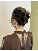 リボン(Re:Born)&nbsp;結婚式　パーティ　ゆるふわ　リボン飾りスタイル