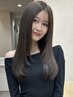 カット+【地毛より柔らかい】縮毛矯正+Oz式髪質改善トリートメント♯韓国