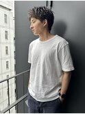 今流行りの無造作パーマ刈り上げスパイキーショートスタイル