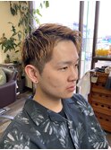 ツーブロックスパイキーショート