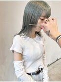 ハイトーン ミント カーキ ハイブリーチ レイヤー