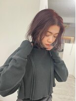 エンドリンク(endlink)&nbsp;ヘアカラーグレージュアンブレラカラーショートボブ30代