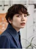 くせ毛活かしマッシュショート