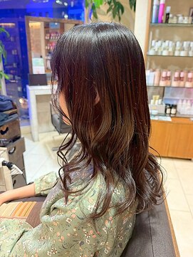 ヘアリゾート粋 ティガ 池袋店(tiga) 髪質改善カラー/ダークブラウン/艶髪/美髪