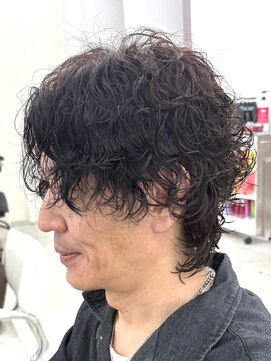 ウィル バイ ブラウン(Vir by Brown) シャドウパーマ/ウルフカット/無造作パーマ/メンズカット